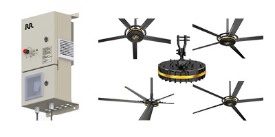 Rr Hvls Fans - Dimension (L*W*H): 8 Foot (Ft)