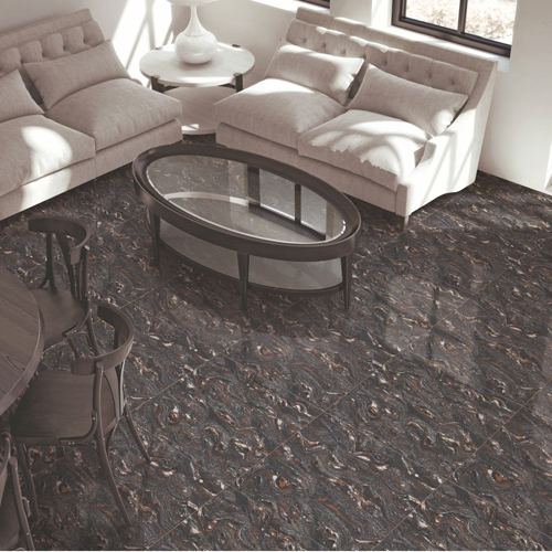 600 X 600Mm Stone Butterscotch Double Charge Tiles - Design: Attractive