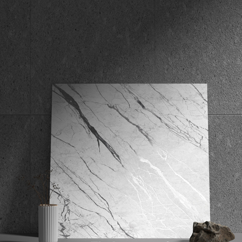 600 X 600Mm Aleut White Porcelian Tiles - Design: Attractive