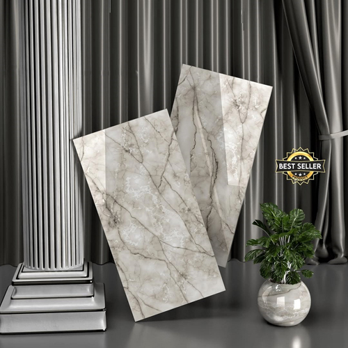 600 X 1200Mm Vegas Grey Vitrified Tiles - Design: Attractive