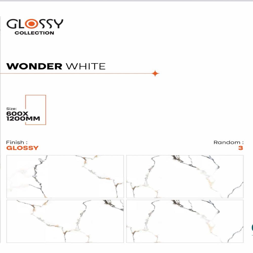 600 X 1200Mm Vegas Grey Vitrified Tiles - Design: Attractive