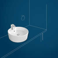 Table Top Basin - Color: White