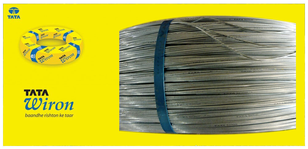 Tata Wiron - Gi Wire - Color: Silver (Natural Galvanized Finish)