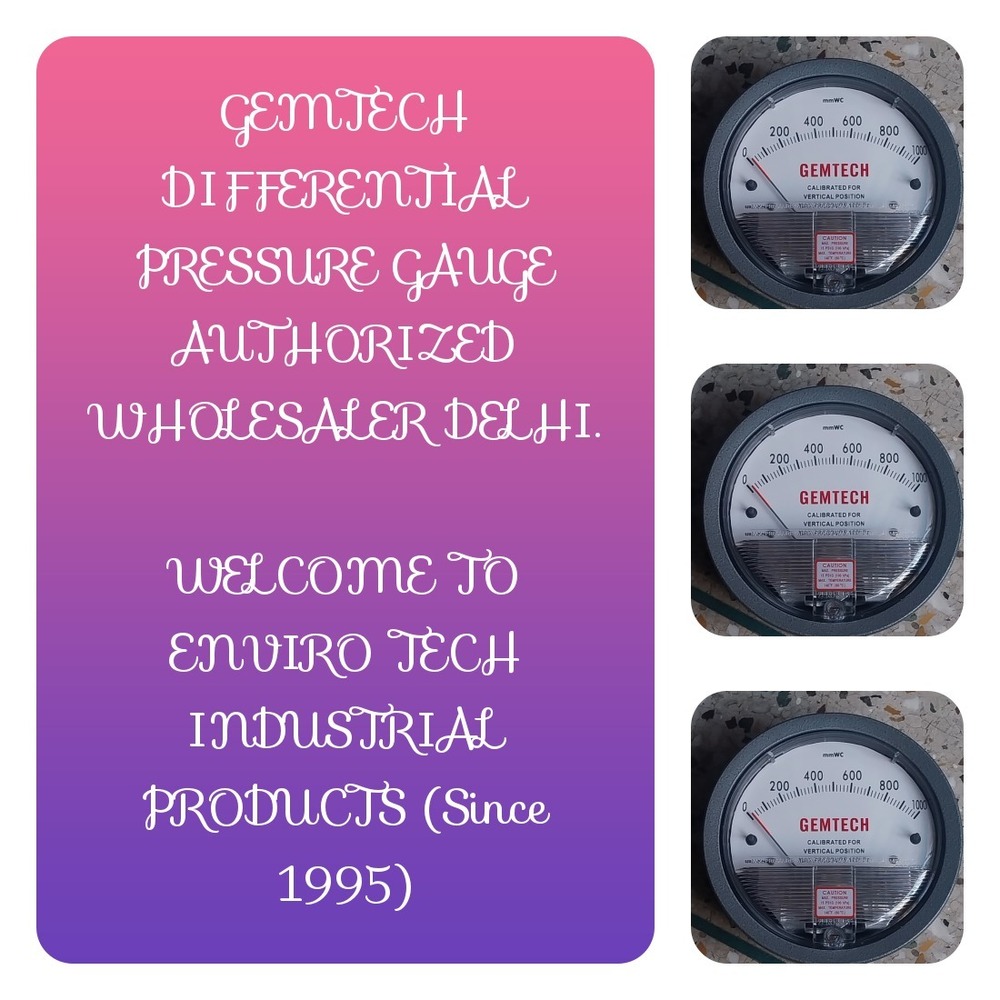 GEMTECH DIFFERENTIAL PRESSURE GAUGE IN Govindpura Industrial Area Bhopal