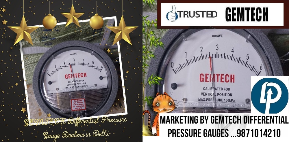 Differential Pressure Gauge GEMTECH DELHI NCR INDIA
