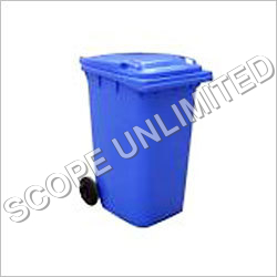 पहियों वाला प्लास्टिक का कूड़ेदान 240L