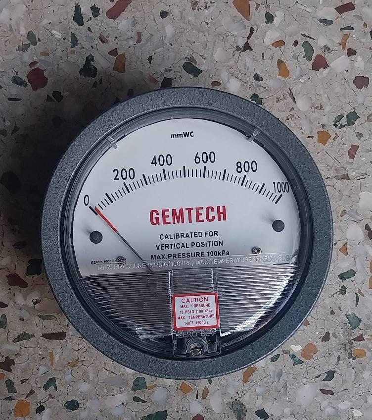 GEMTECH DIFFERENTIAL PRESSURE GAUGE For VAMOGANIC INDUSTRIAL AREA UTTAR PRADESH 244223