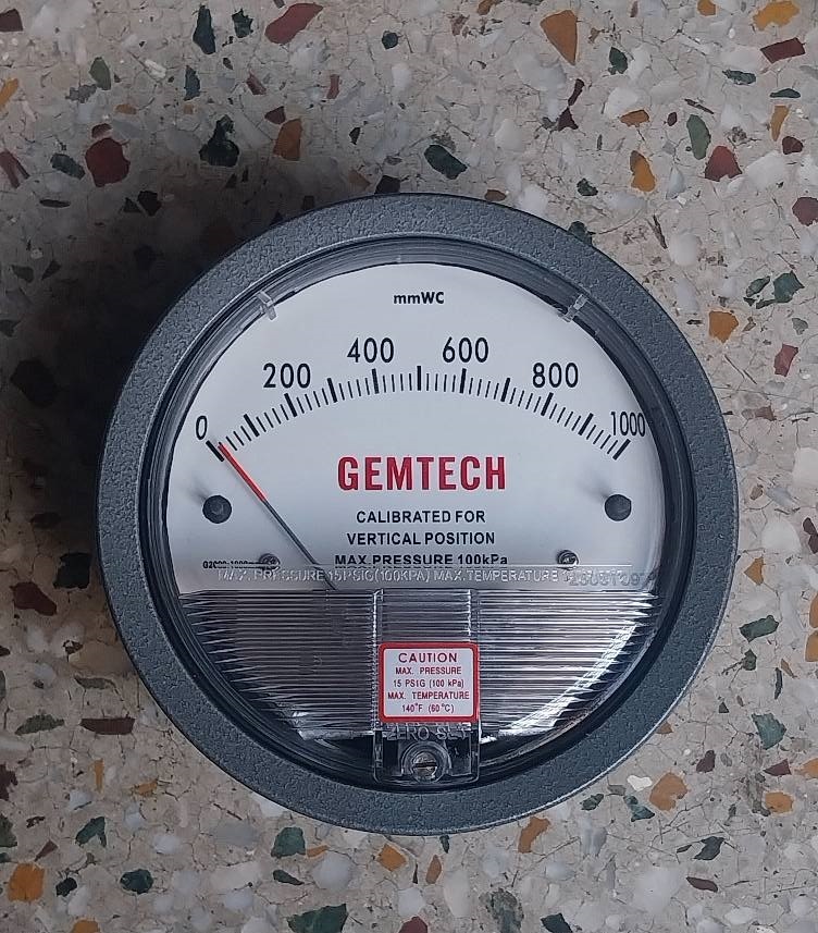 GEMTECH DIFFERENTIAL PRESSURE GAUGE For VAMOGANIC INDUSTRIAL AREA UTTAR PRADESH 244223