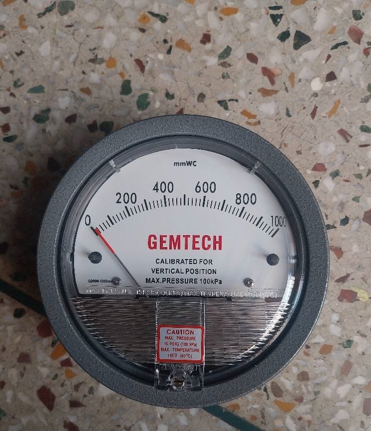 GEMTECH DIFFERENTIAL PRESSURE GAUGE For VAMOGANIC INDUSTRIAL AREA UTTAR PRADESH 244223