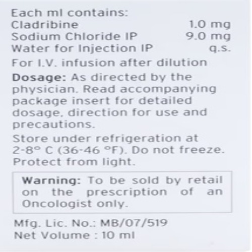 Cladrim 10 mg Injection