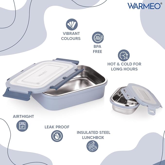 Lunch Box - Capacity: 800ml+150ml) Ltr