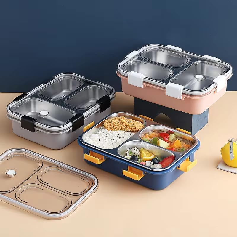 3 compartment lunch box