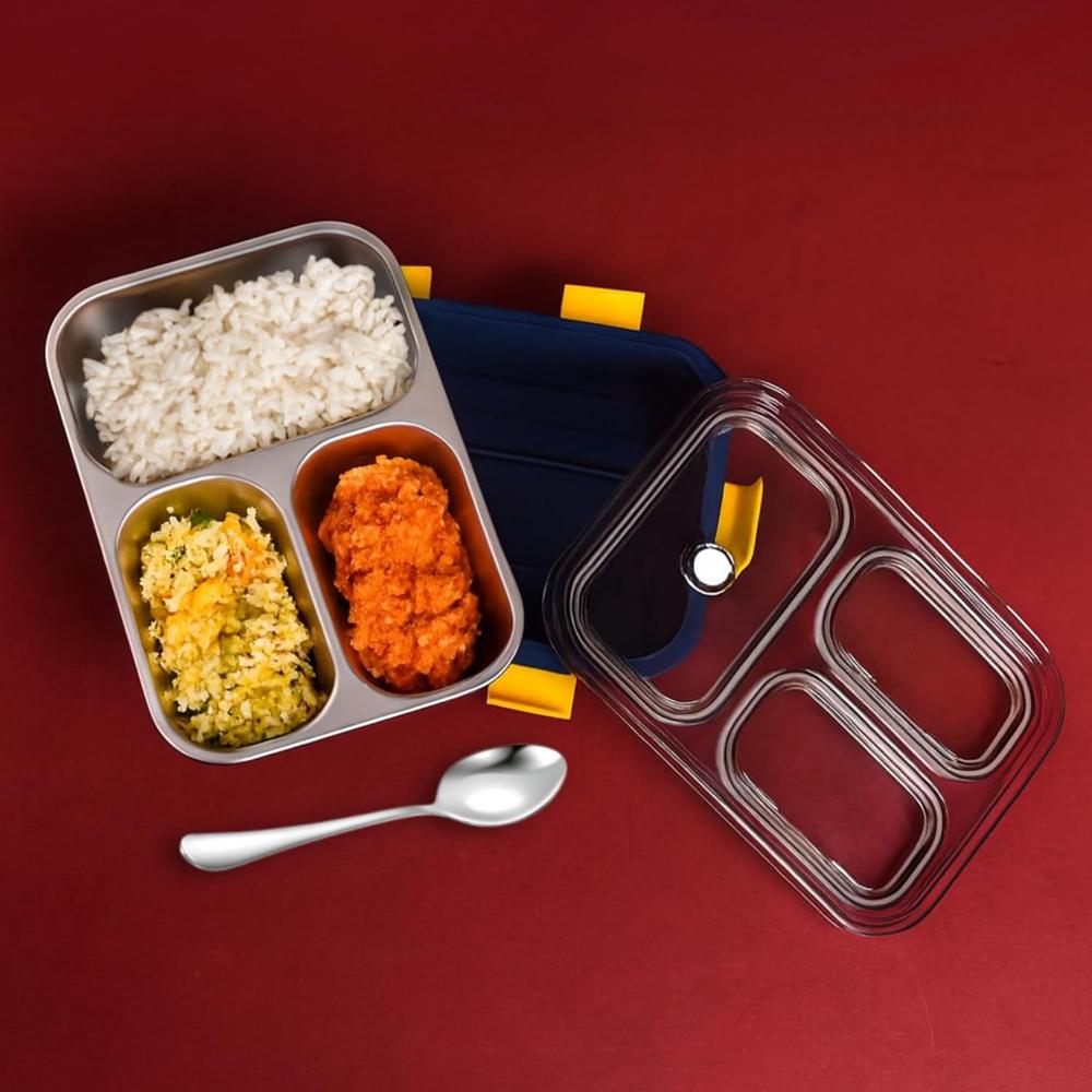 3 compartment lunch box
