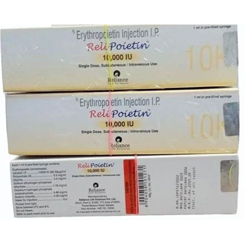 10000 Erythropoietin Injection IP