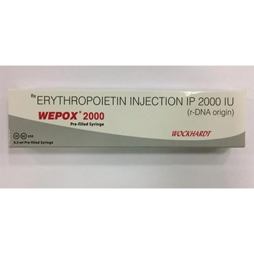 2000 IU Erythropoietin Injection