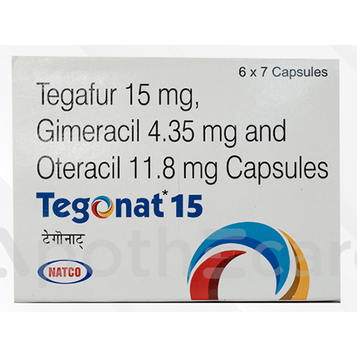 15  Mg Tegafur  Gimeracil And Oteracil Capsules