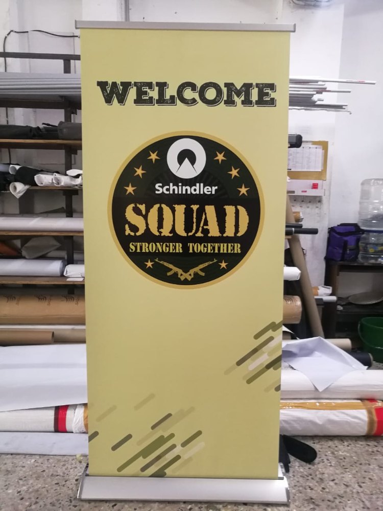 Luxury Banner Stand 2.75 x 6.5 ft