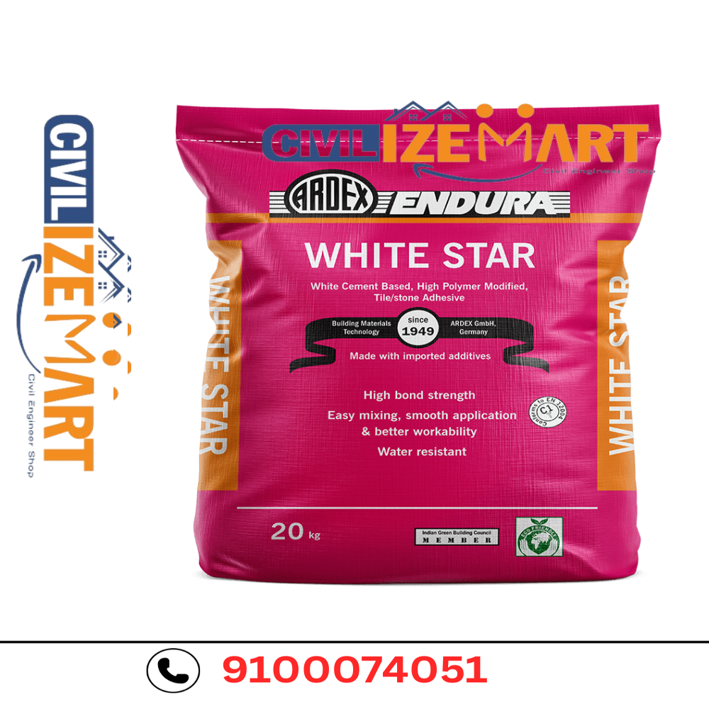 ARDEX ENDURA WHITE STAR TILE ADHESIVE