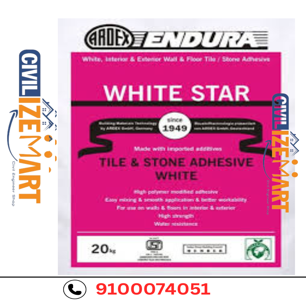 ARDEX ENDURA WHITE STAR TILE ADHESIVE