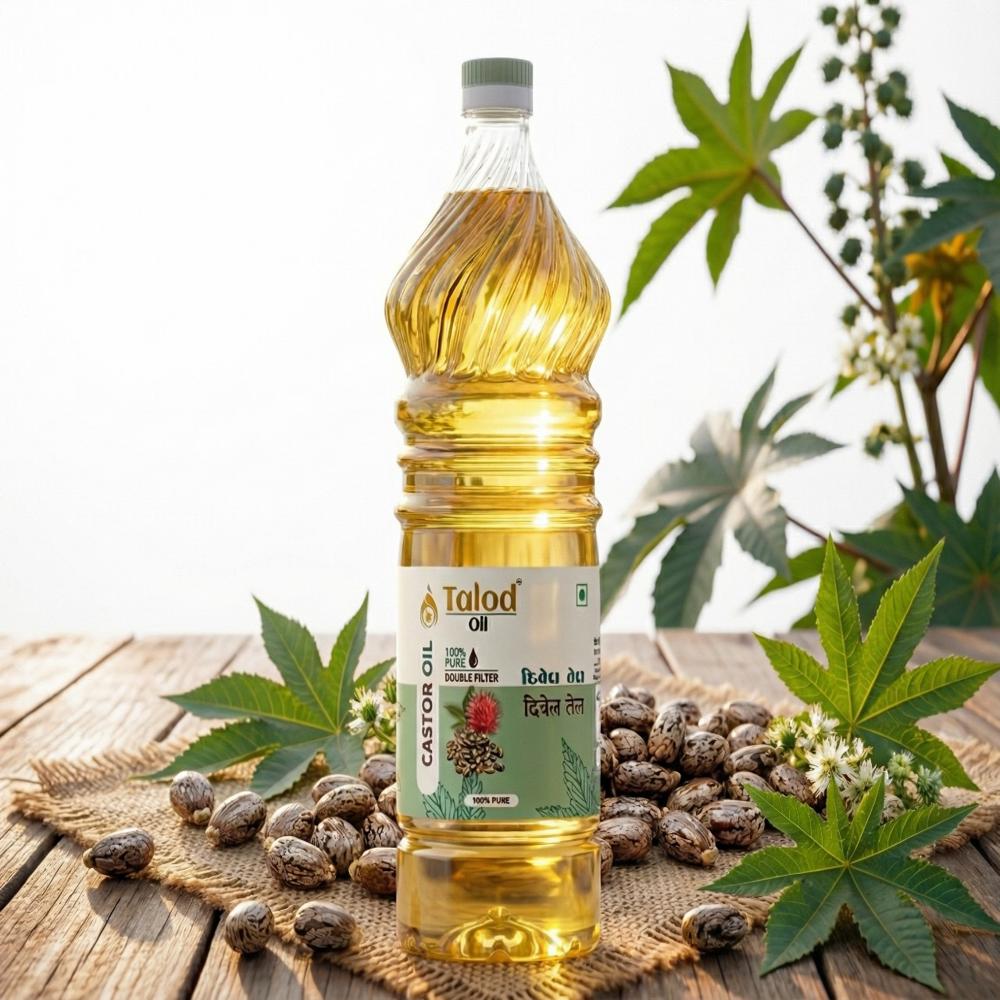 Talod Castor Oil 1 Lit - Acid Value: 2 Mgkoh/G