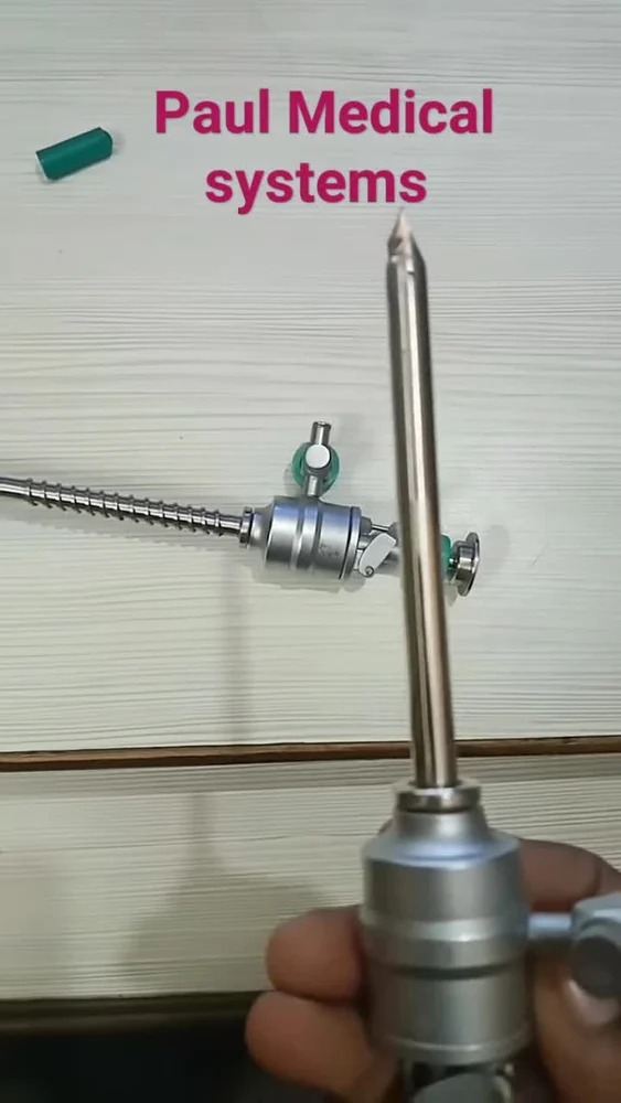 Laparoscopy Trocars Laparoscopic Trocar Cannula 10Mm & 5Mm Storz Type Trocar With Port Cannula