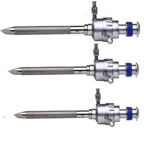 Laparoscopy Trocars Laparoscopic Trocar Cannula 10Mm & 5Mm Storz Type Trocar With Port Cannula