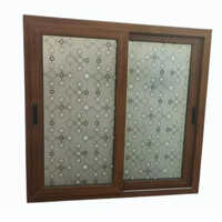 2 Feet UPVC Glass Sliding Window