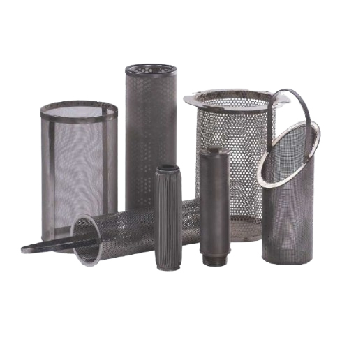 Duplex Filters And Strianers - Color: Silver