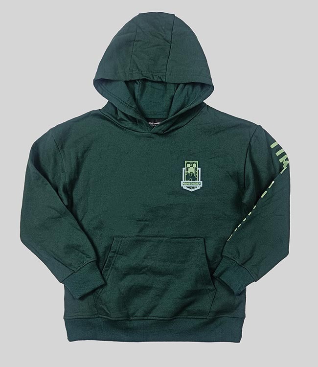 Boys Hooded Fleece Pullover