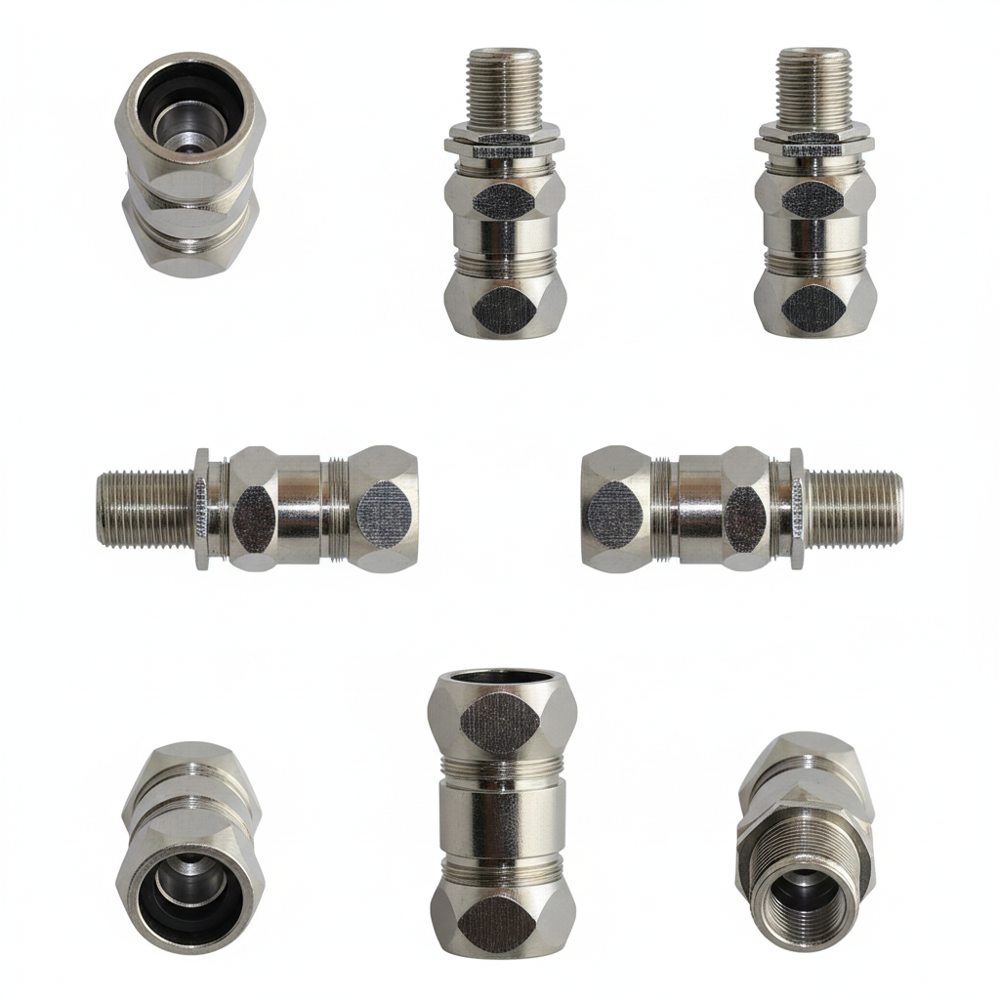 50 mm Double Compression Brass Gland