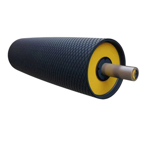 Rubber Lining Conveyor Pulley - Color: Black