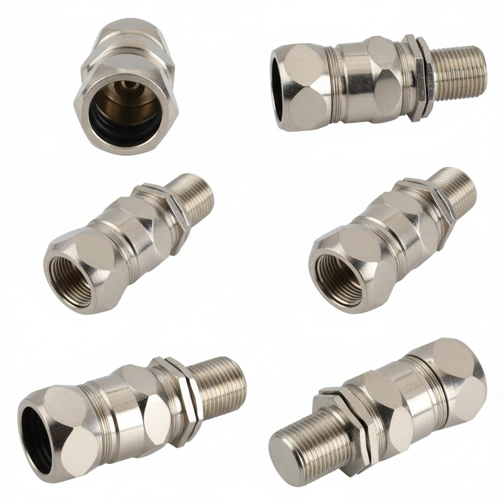 25 mm Double Compression Brass Gland