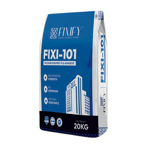 Fixi-101 Floor Tile Adhesive - Color: White
