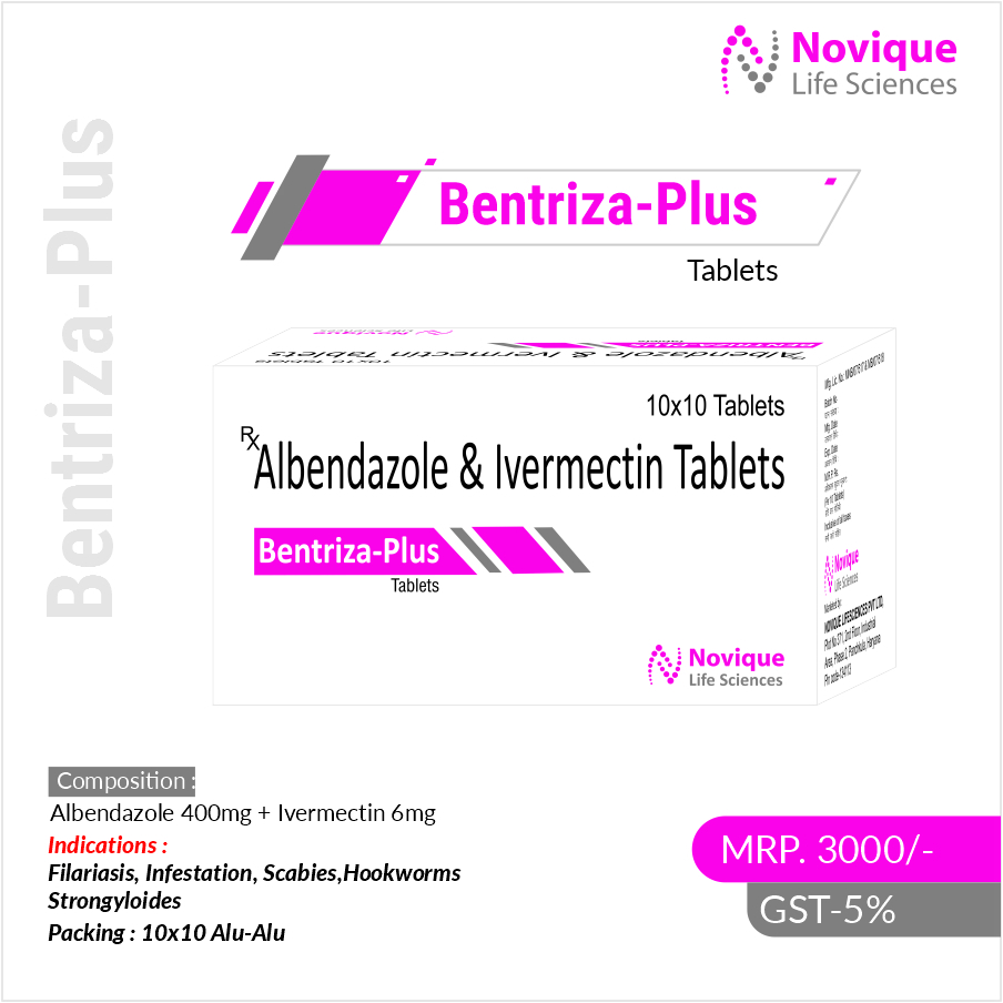 Albendazole 400mg + Ivermectin 6mg
