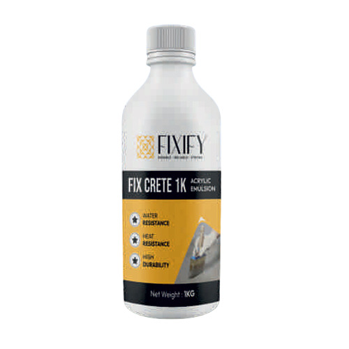 Acrylic Emulsion For Bonding And Waterproofing Fix Crete 1K 