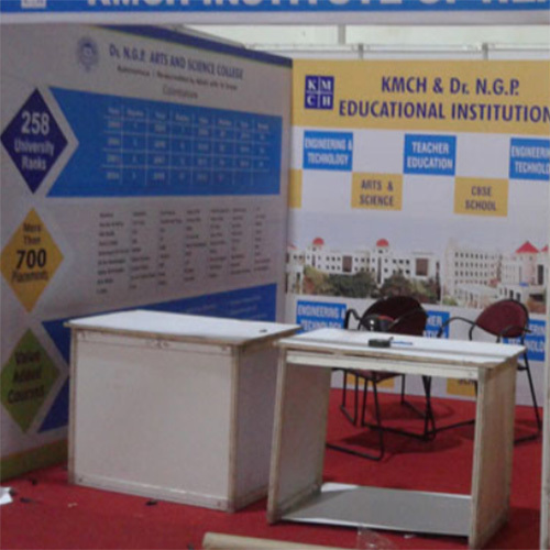 Portable Promotional Stall - Color: White