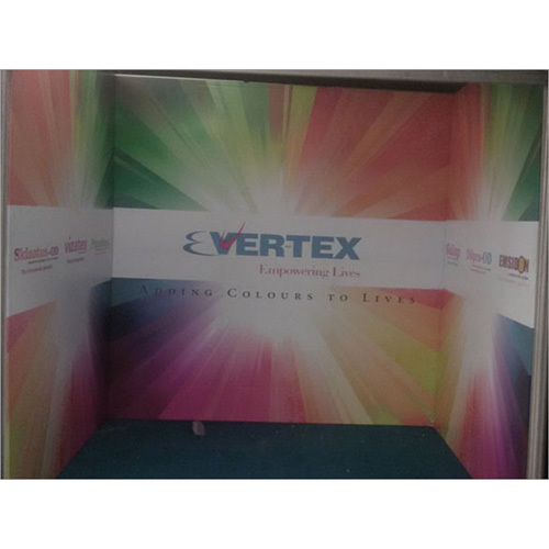 Portable Promotional Stall - Color: White