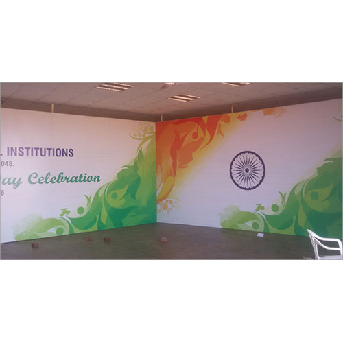 Portable Promotional Stall - Color: White