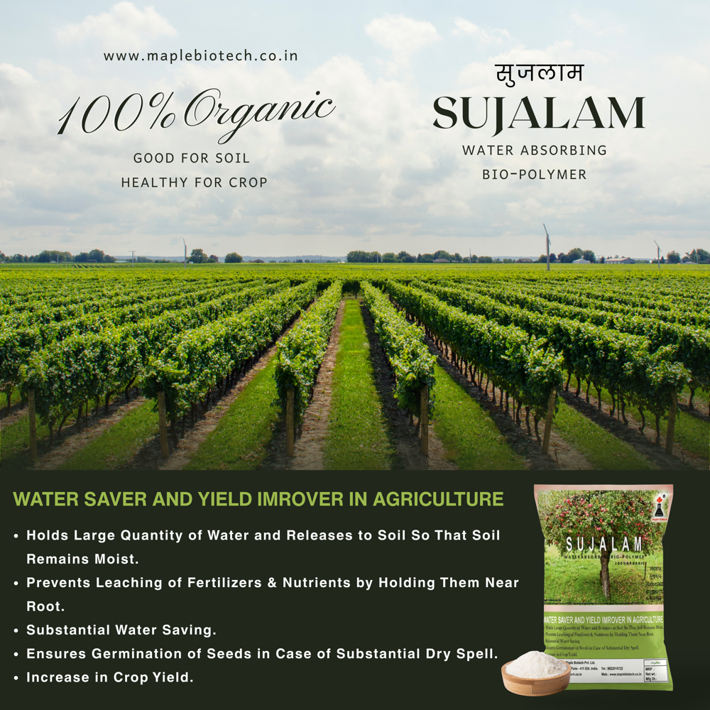 Super Absorbent Polymer Powder Sujalam For Agriculture