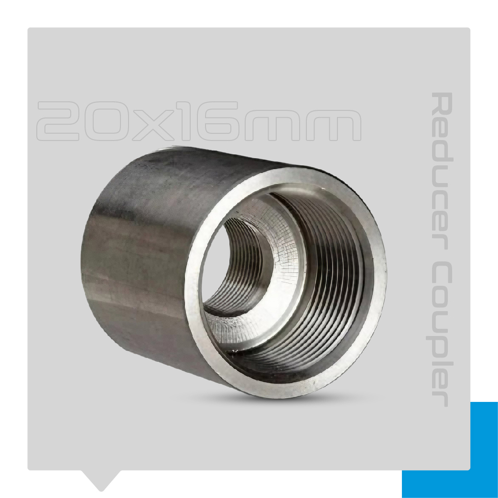 20X16 Mm Reducer Coupler - Color: Black