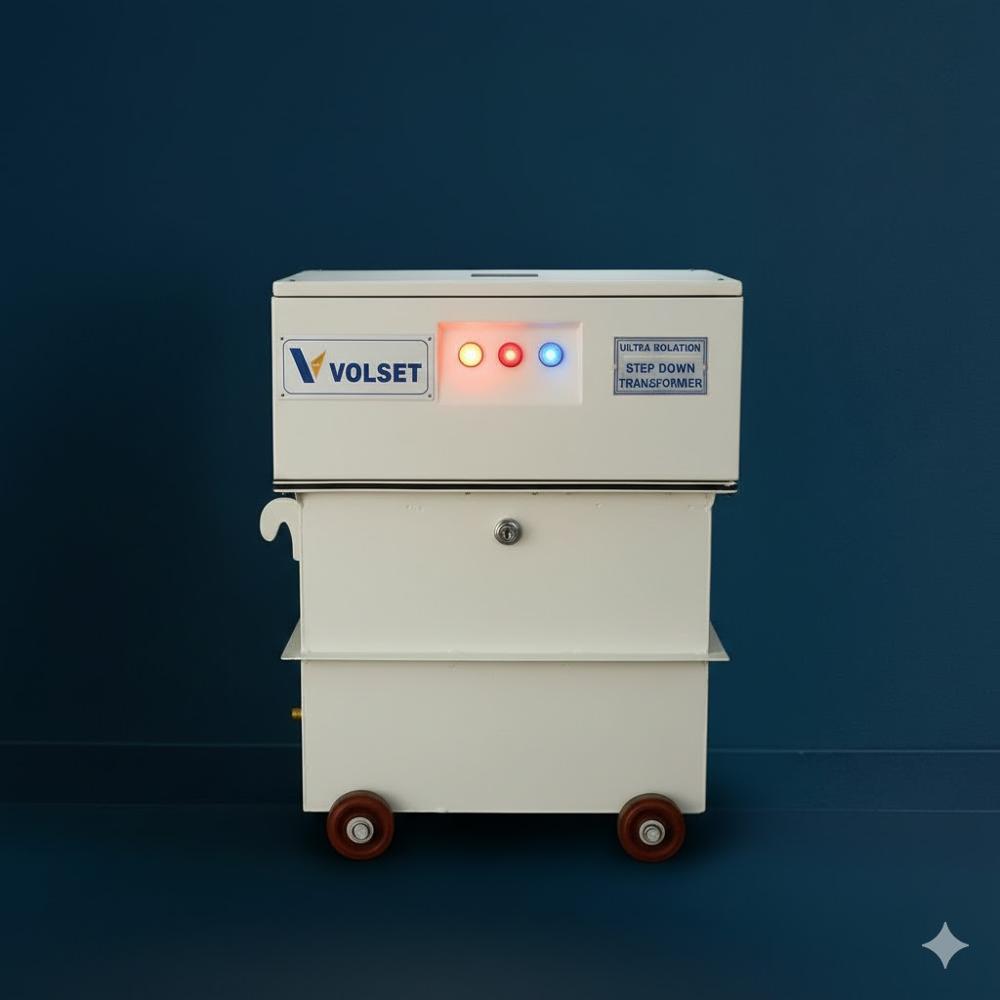 15 Kva Oil-cooled Ultra Isolation Step-down Transformer - Efficiency: >98%