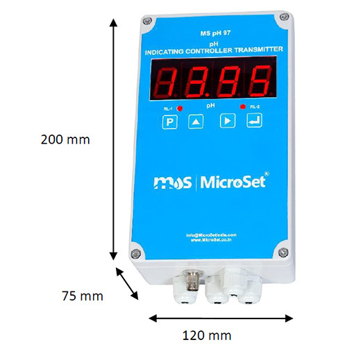 MS pH 97-pH Indicating Controller Transmitter Weatherproof