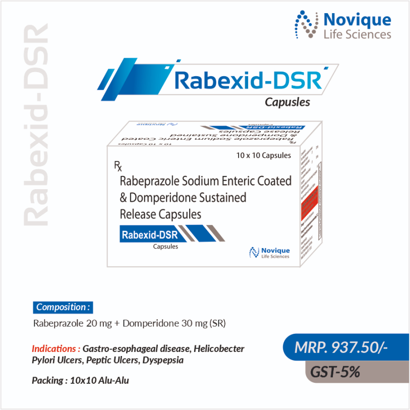 Rabeprazole 20 Mg + Domperidone 30 Mg (Sustained Release)