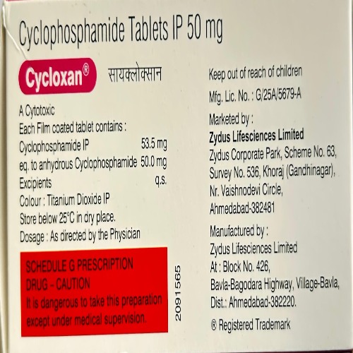 Cycloxan 50 mg Tablet