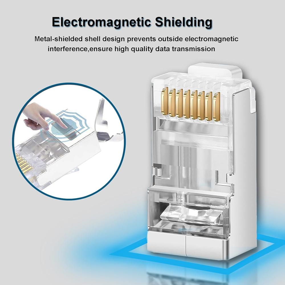 Rj45 Cat7 Metal Shielded Connector