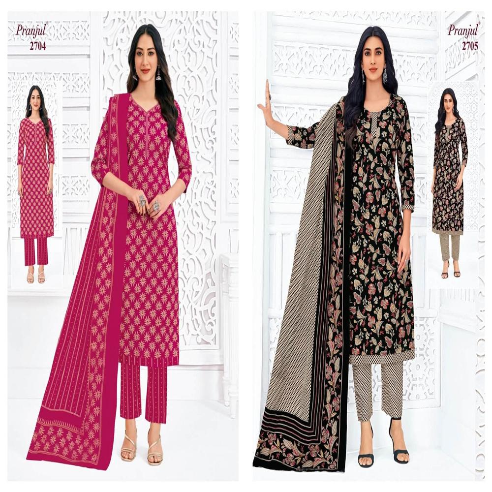 Pranjul Priyanshi Vol-27 - Dress Material