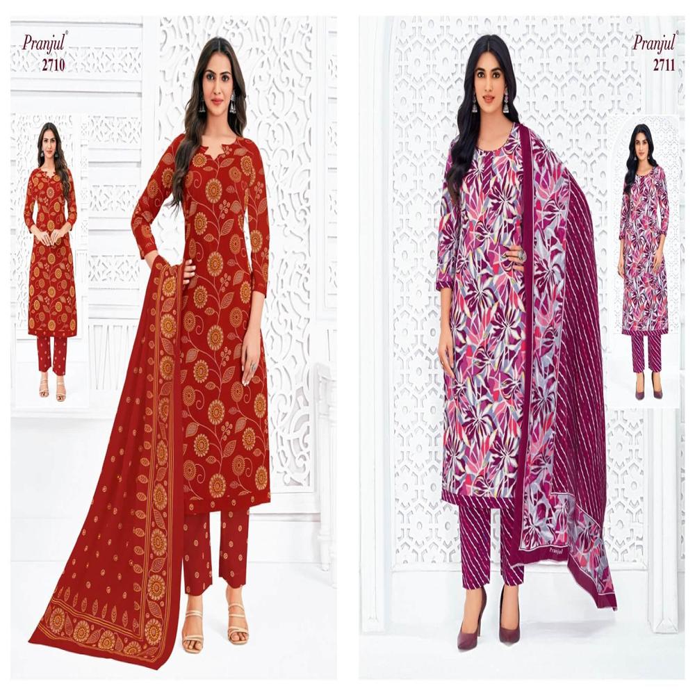 Pranjul Priyanshi Vol-27 - Dress Material