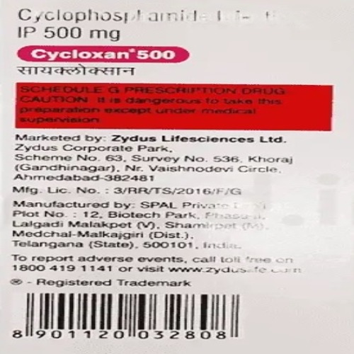 Cycloxan 500 mg Injection