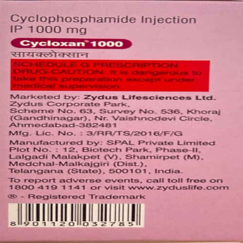 Cycloxan 1000 mg Injection