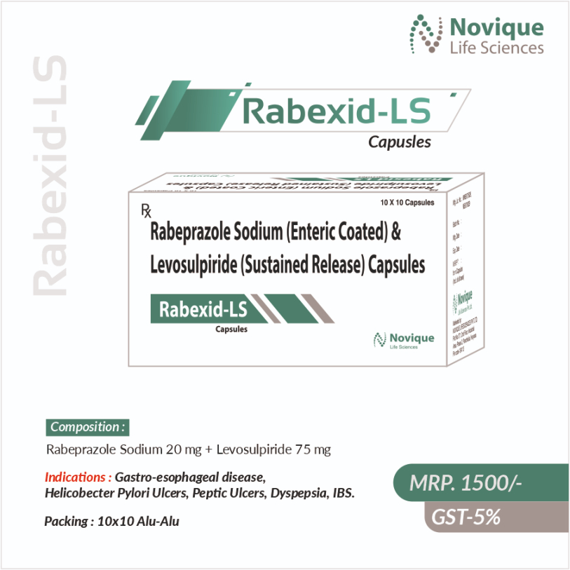 Rabeprazole Sodium 20 Mg + Levosulpiride75 Mg - Dosage Form: Capsules